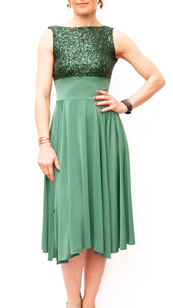 DRESS - Estella (Sequin & Microfiber)