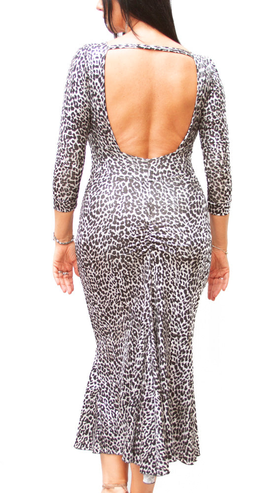 DRESS - Winter in Paris, V-neckline (Shiny)