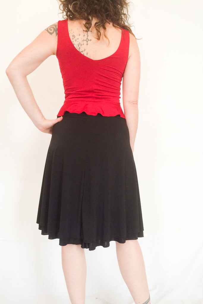 SKIRT - A-Line Double (Microfiber)