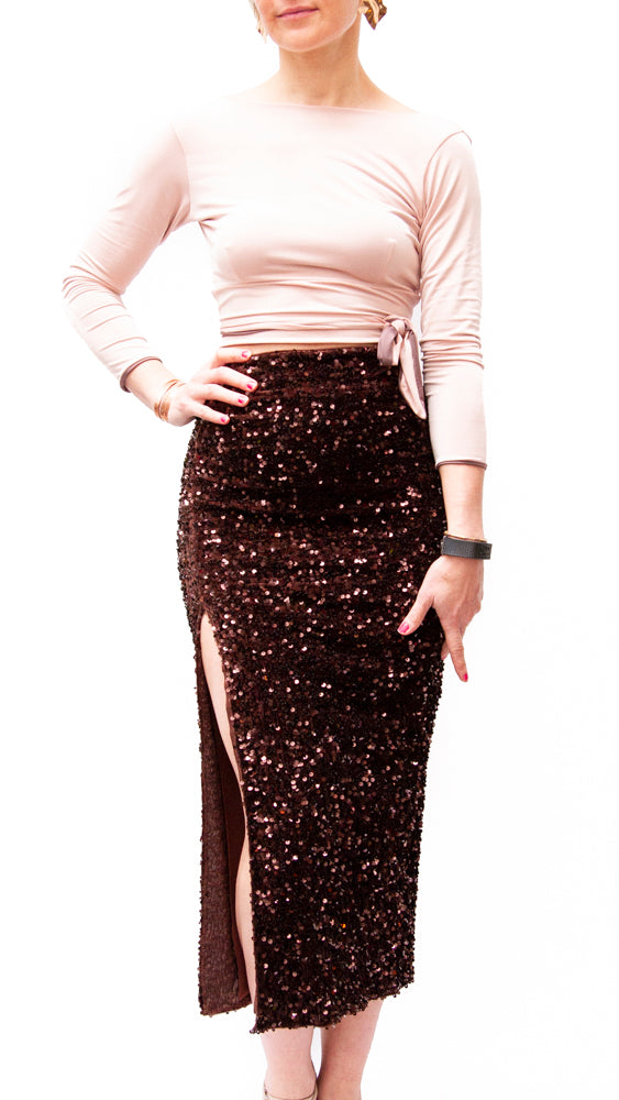 SKIRT - Pencil Skirt Maxi (Sequin)