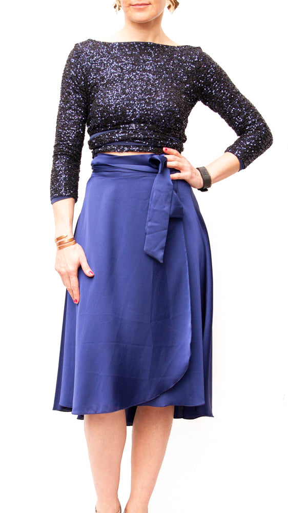 SKIRT - Short Eva Wrap (Satin)