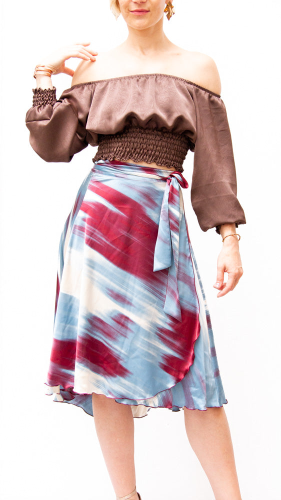 SKIRT - Short Eva Wrap (Satin)