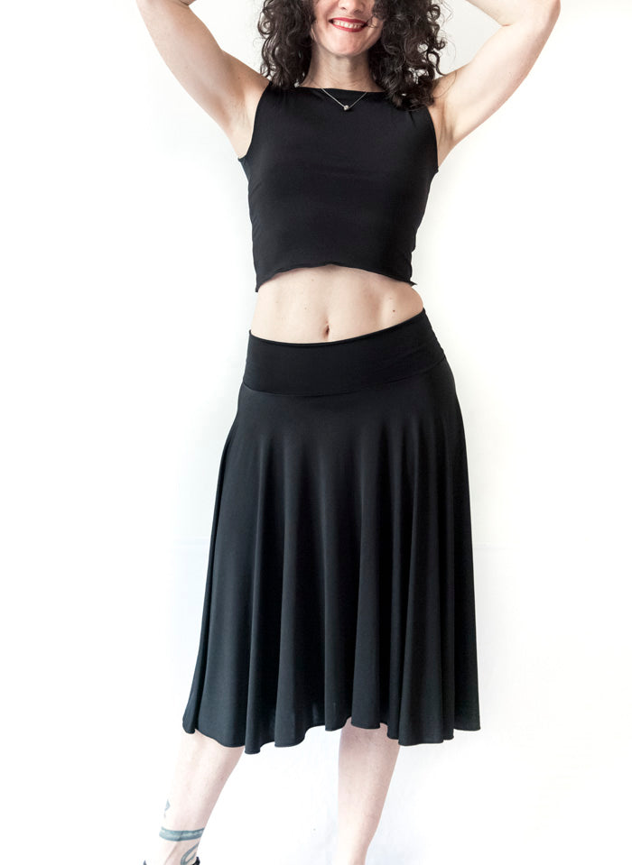 SKIRT - A-line Single (Microfiber)