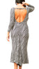 DRESS - Winter in Paris, V-neckline (Shiny)