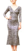 DRESS - Winter in Paris, V-neckline (Shiny)