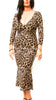 DRESS - Winter in Paris, V-neckline (Microfiber)