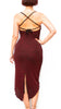 DRESS - Lace-up Back Seoul (Shiny)