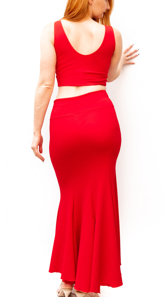SKIRT - 7-Part Maxi (Pique)