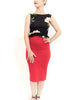 SKIRT - Pencil Skirt (Pique)