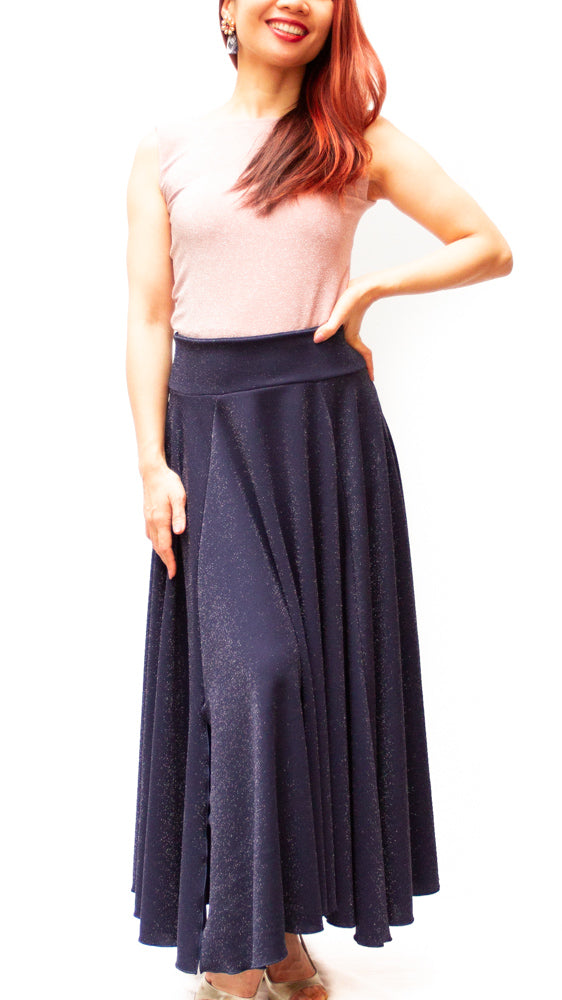 SKIRT - Julie Maxi (Shiny Crepe)