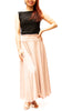 SKIRT - Julie Maxi (Shiny Crepe)