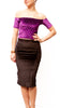 SKIRT - Pencil Skirt (Velvet)