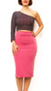 SKIRT - Pencil Skirt Reversible (Microfiber)