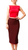 SKIRT - Pencil Skirt Reversible (Microfiber)