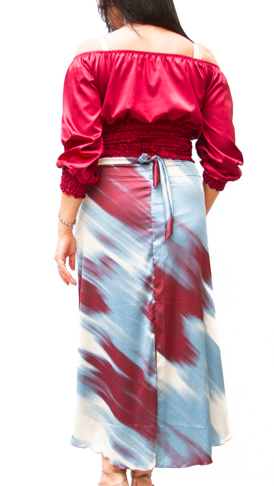 SKIRT - Wrap (Satin)