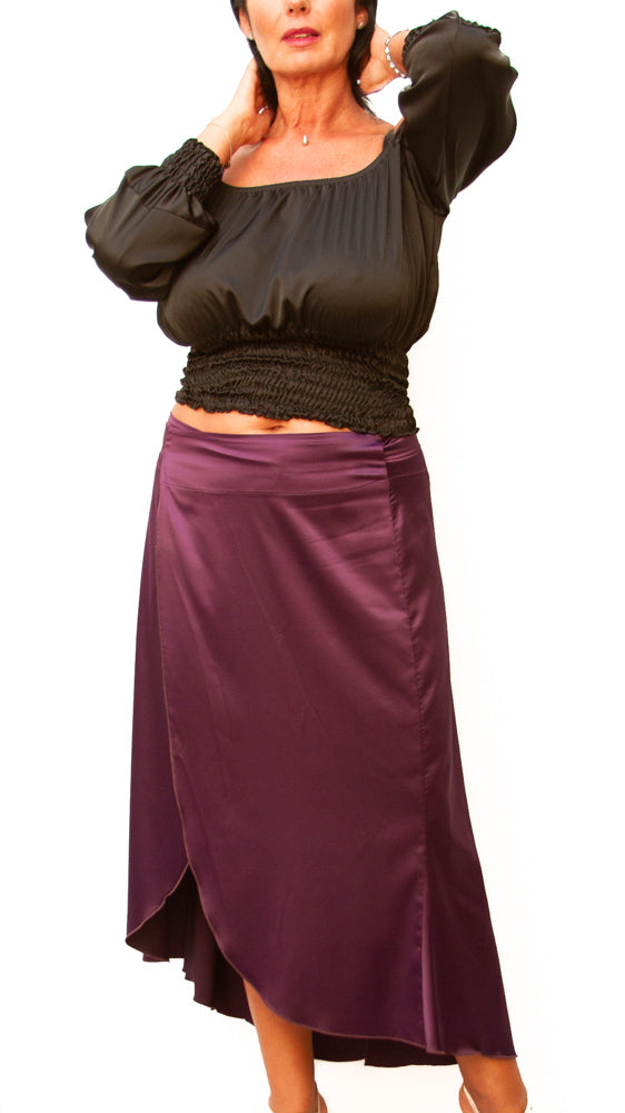 SKIRT - Wrap (Satin)