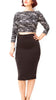 SKIRT - Pencil Skirt Reversible (Microfiber)