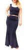 SKIRT - 7-Part Maxi (Shiny Crepe)