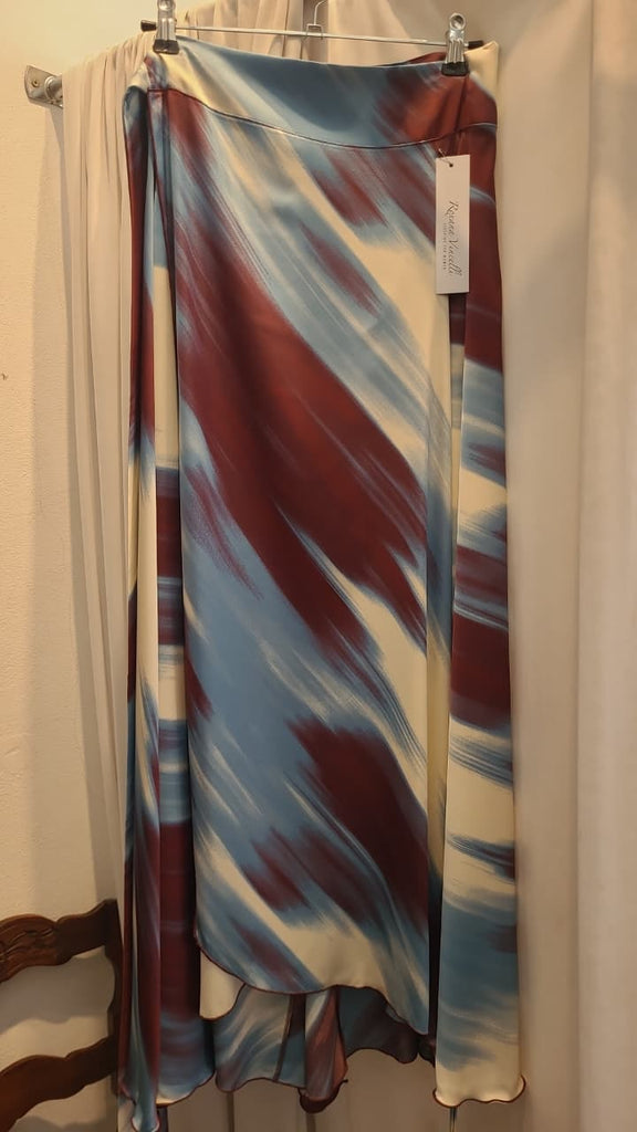 SKIRT - Long Eva Wrap (Satin)